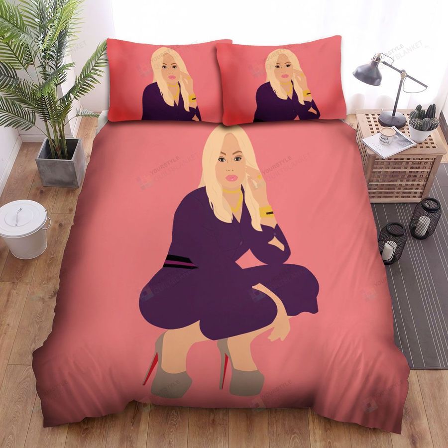 Tamar Braxton Sitting Bed Sheets Spread Comforter Duvet Cover Bedding Sets