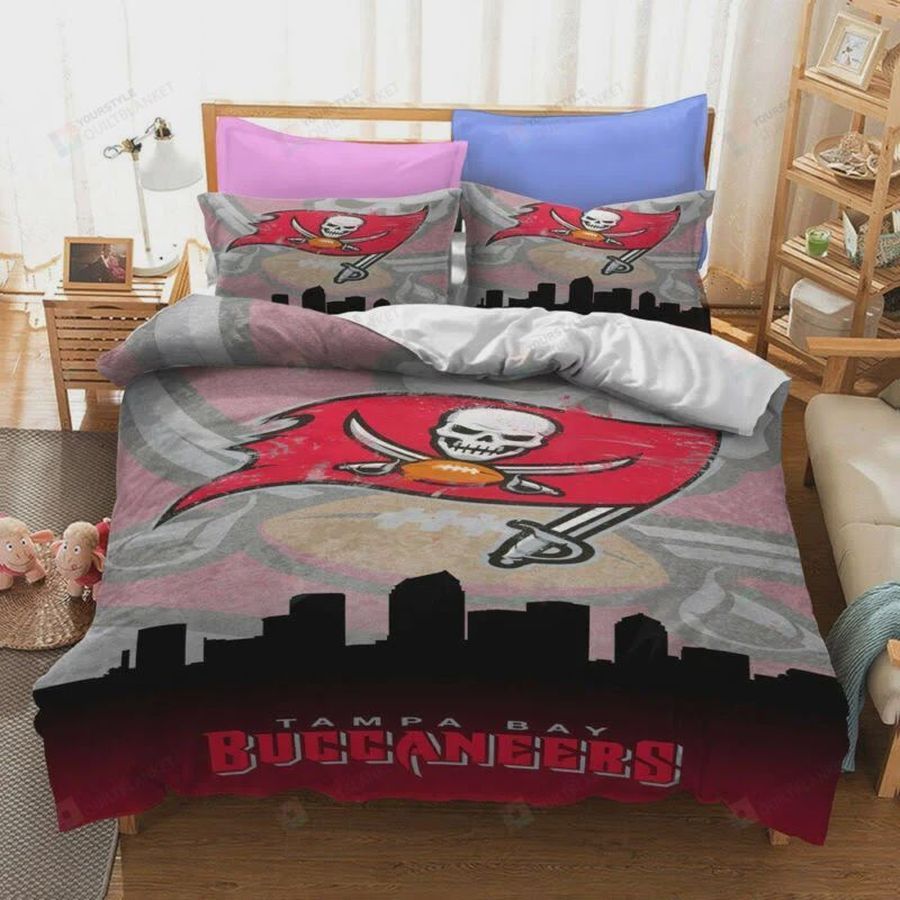 Tampa Bay Buccaneers Bedding Set Duvet Cover