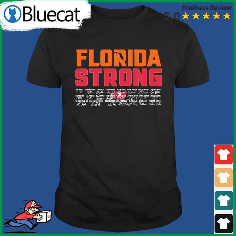 Tampa Bay Buccaneers Florida Strong Signatures Shirt