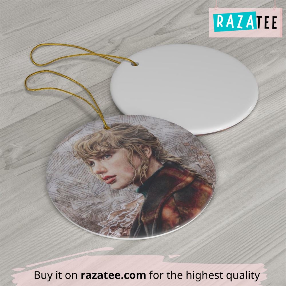 Taylor Swift Farm Christmas Ornament, Gift For Holiday Funny