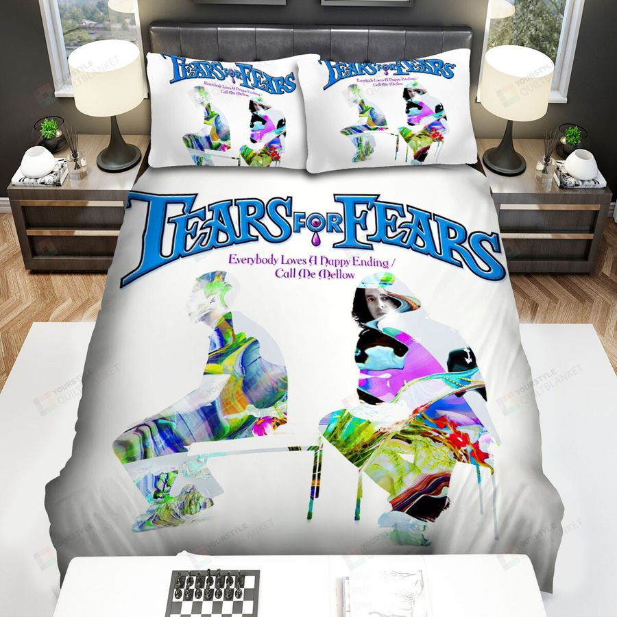 Tears For Fears Band Everybody Loves A Happy Ending Call Me Mellow Album Cover Bed Sheets Spread Duvet Cover Bedding Sets