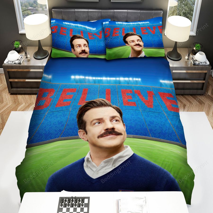 Ted Lasso (2020) Movie Believe Bed Sheets Spread Comforter Duvet Cover Bedding Sets