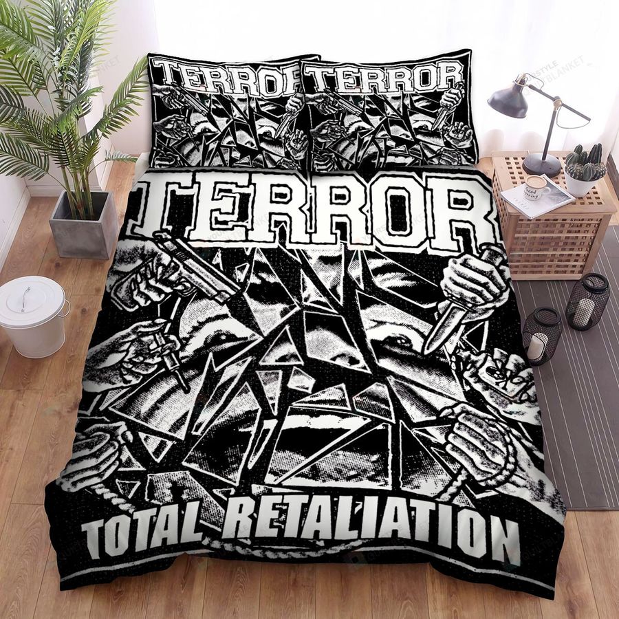 Terror Band Total Retaliation Album Cover Bed Sheets Spread Comforter Duvet Cover Bedding Sets