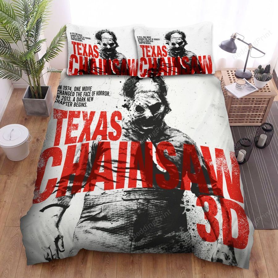 Texas Chainsaw Movie Poster V Photo Bed Sheets Spread Comforter Duvet Cover Bedding Sets