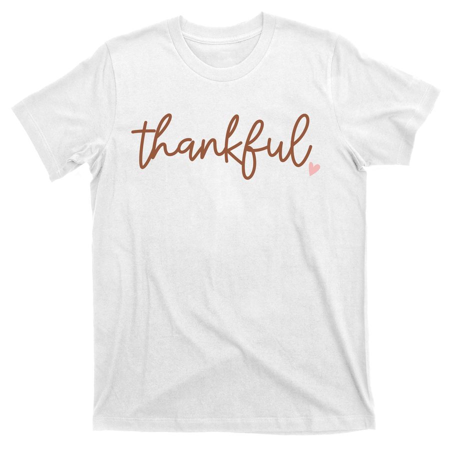 Thankful Happy Family Thanksgiving Matching Outfits T-Shirts