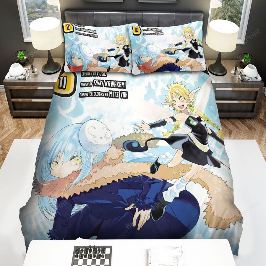 That Time I Got Reincarnated As A Slime (2018) Chapter 11 Movie Poster Bed Sheets Spread Comforter Duvet Cover Bedding Sets