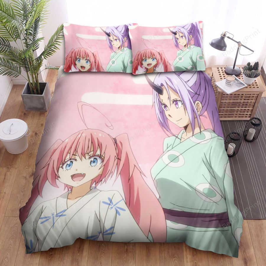 That Time I Got Reincarnated As A Slime (2018) Flower Movie Poster Bed Sheets Spread Comforter Duvet Cover Bedding Sets