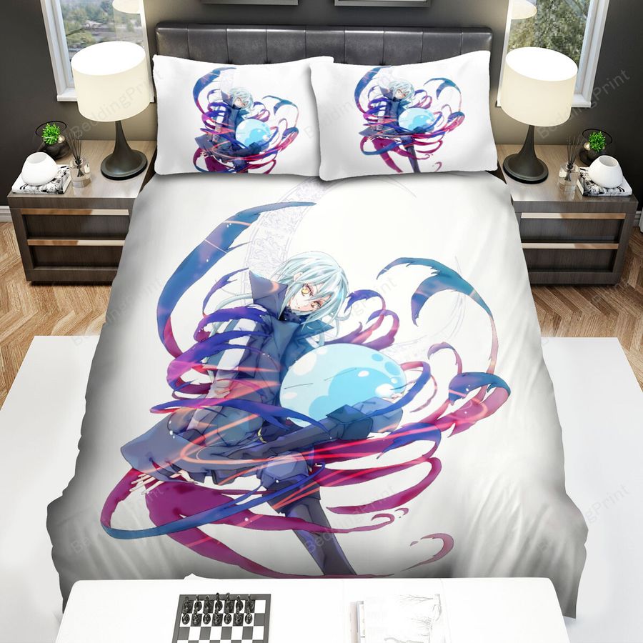 That Time I Got Reincarnated As A Slime (2018) Moon Movie Poster Bed Sheets Spread Comforter Duvet Cover Bedding Sets