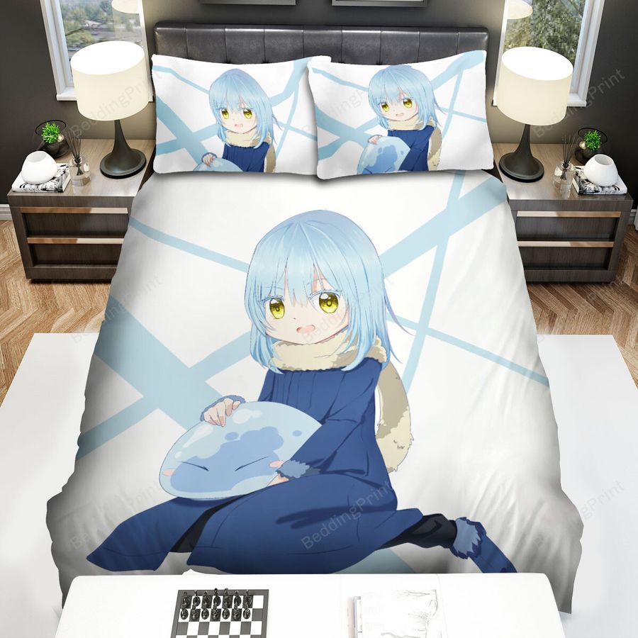 That Time I Got Reincarnated As A Slime (2018) Sittng Movie Poster Bed Sheets Spread Comforter Duvet Cover Bedding Sets