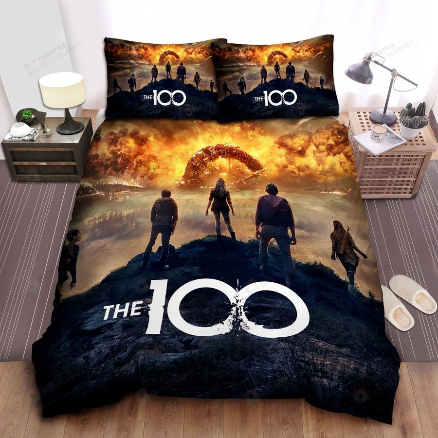 The 100 Season 4 Poster Bed Sheets Spread Comforter Duvet Cover Bedding Sets