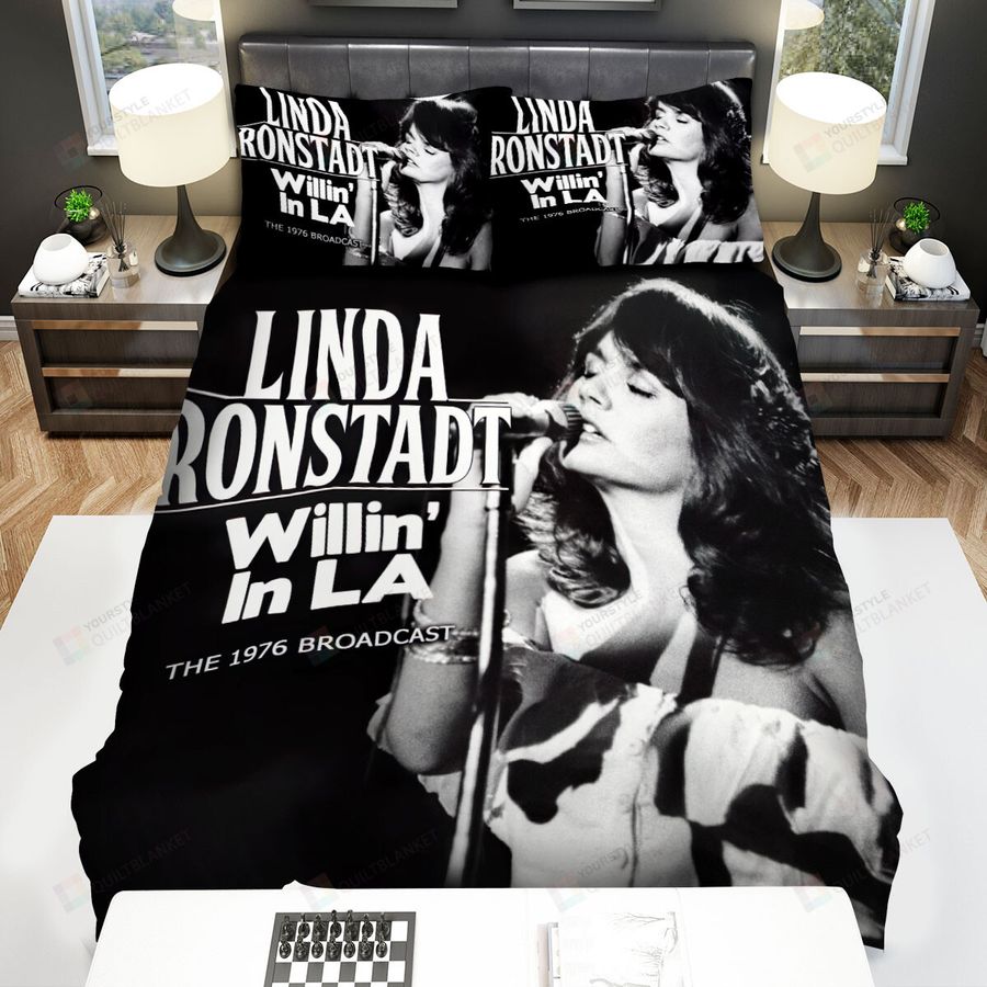 The 1976 Broadcast Linda Ronstadt Bed Sheets Spread Comforter Duvet Cover Bedding Sets