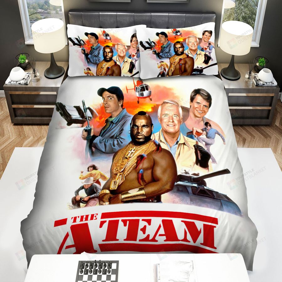 The A-Team Movie Art 1 Bed Sheets Spread Comforter Duvet Cover Bedding Sets