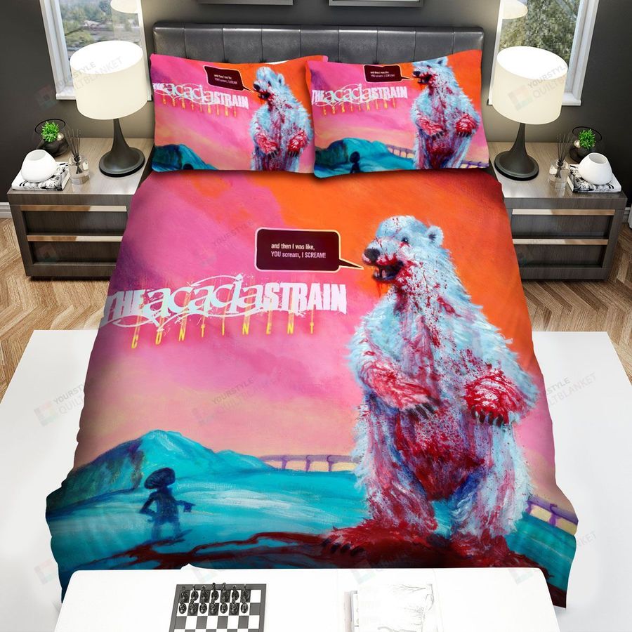 The Acacia Strain Band Continent Art Bed Sheets Spread Comforter Duvet Cover Bedding Sets