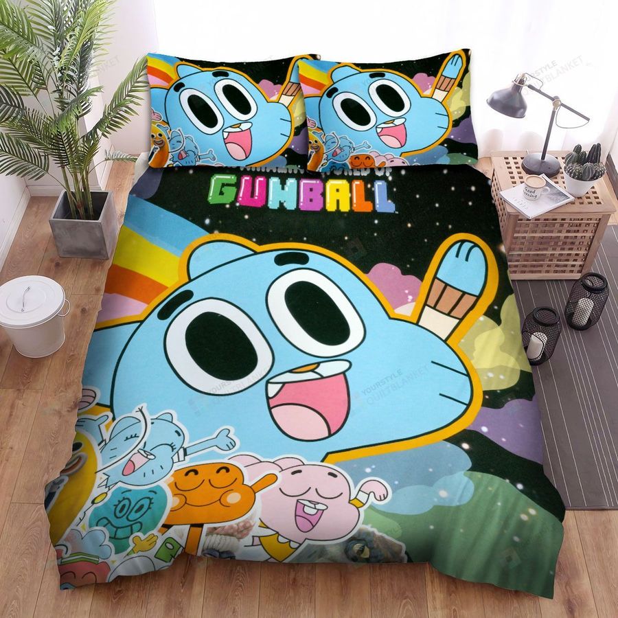 The Amazing World Of Gumball Art Cover Bed Sheet Spread Duvet Cover Bedding Sets