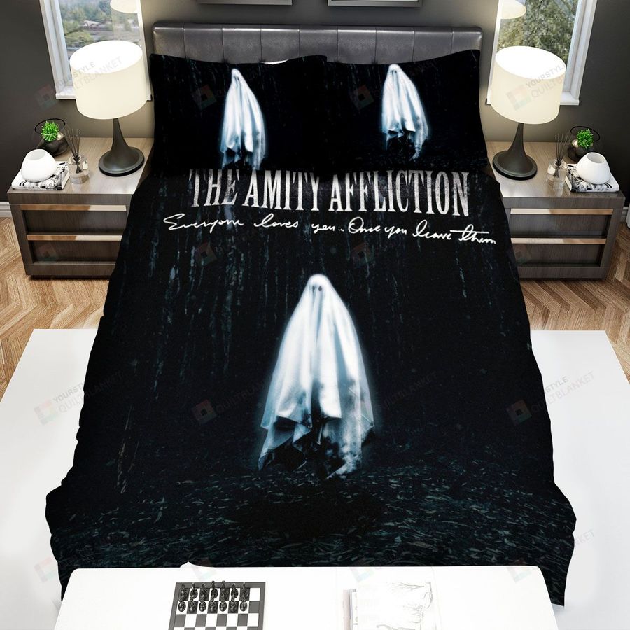 The Amity Affliction Band Everyone Loves You... Once You Leave Them Album Cover Bed Sheets Spread Comforter Duvet Cover Bedding Sets
