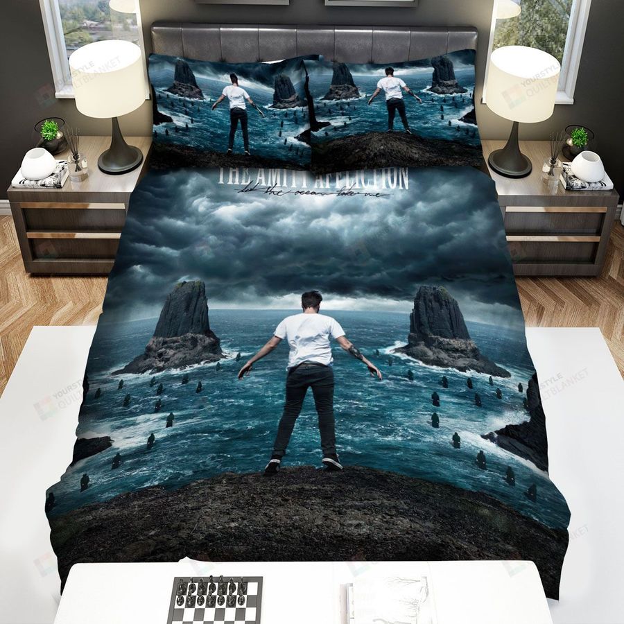 The Amity Affliction Band Let The Ocean Take Me Album Cover Bed Sheets Spread Comforter Duvet Cover Bedding Sets