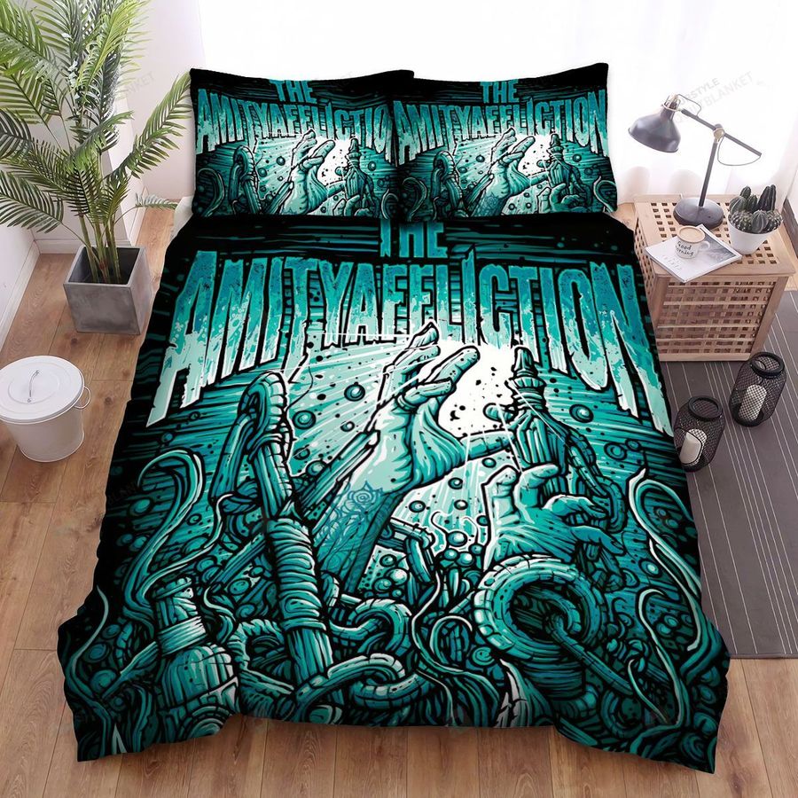 The Amity Affliction Band Ocean Art Bed Sheets Spread Comforter Duvet Cover Bedding Sets
