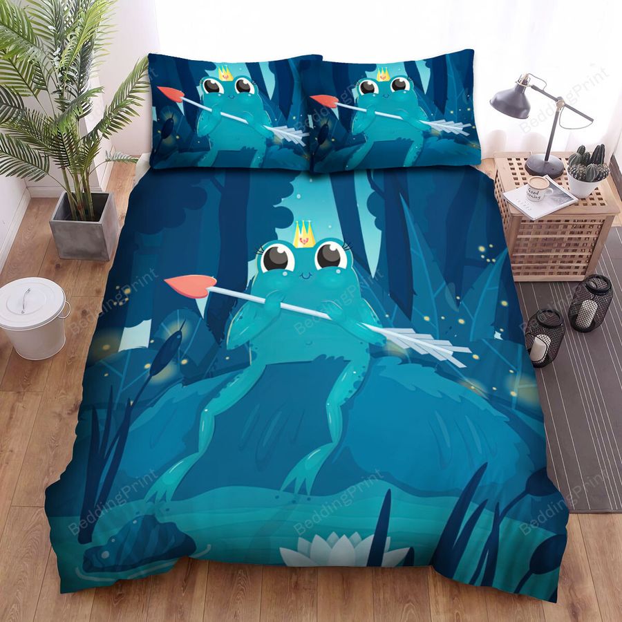 The Amphibians - The Frog Princess Holding The Arrow Bed Sheets Spread Duvet Cover Bedding Sets
