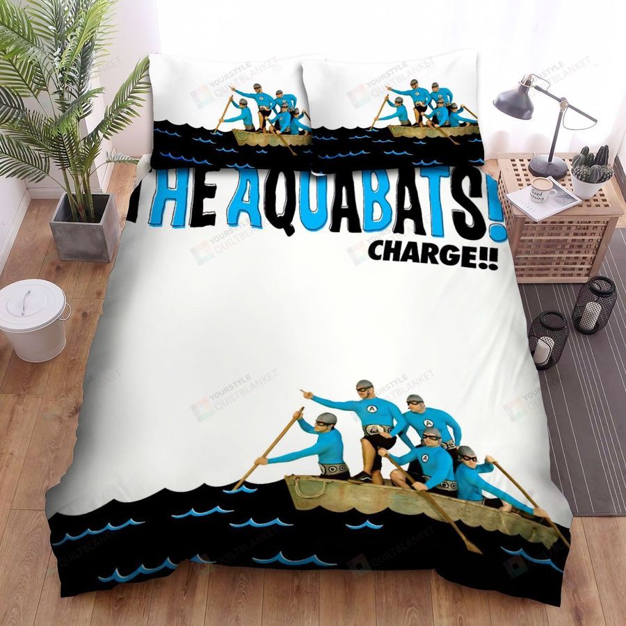 The Aquabats Charge Album Cover Bed Sheets Spread Comforter Duvet Cover Bedding Sets
