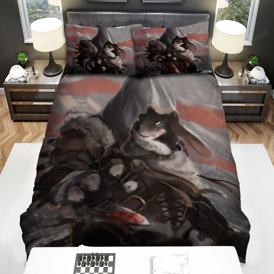 The Assassin Rabbit In The War Bed Sheets Spread Duvet Cover Bedding Sets