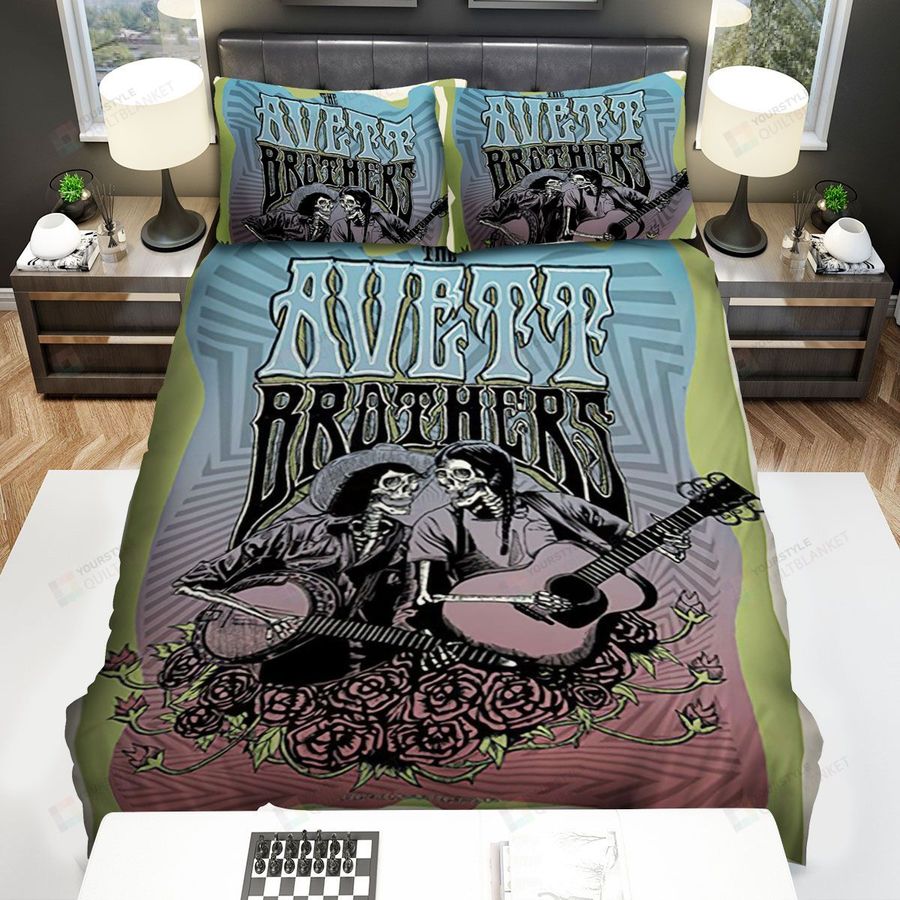 The Avett Brothers Columbus Ohio Concert Poster Art Bed Sheets Spread Comforter Duvet Cover Bedding Sets
