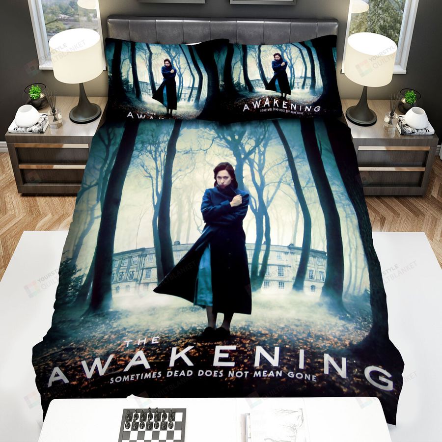 The Awakening (I) (2011) Something Dead Does Not Mean Gone Movie Poster Bed Sheets Spread Comforter Duvet Cover Bedding Sets
