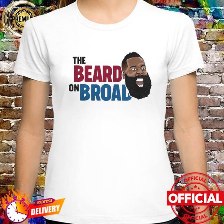 The beard on broad Jordan mailata the beard on broad shirt