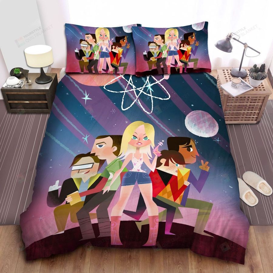 The Big Bang Theory, Penny Using Gun Bed Sheets Spread Comforter Duvet Cover Bedding Sets