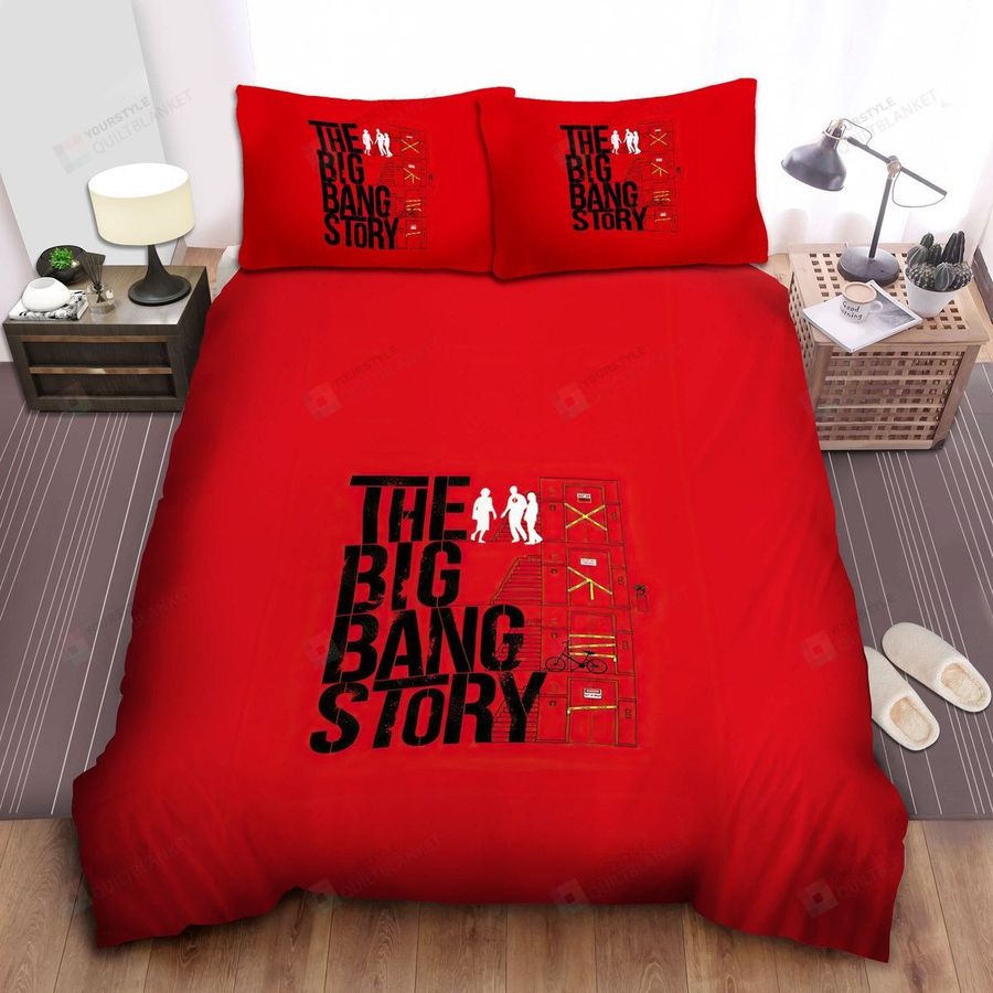 The Big Bang Theory, Red Apartment Bed Sheets Spread Comforter Duvet Cover Bedding Sets