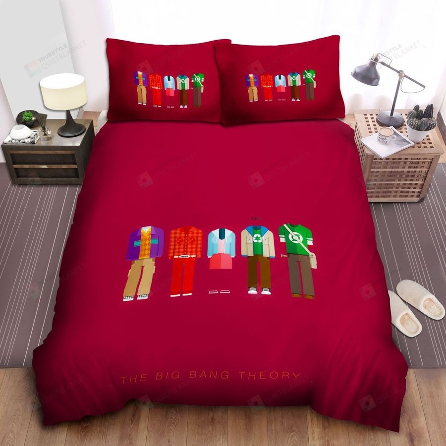 The Big Bang Theory, The Clothes Symbol Bed Sheets Spread Comforter Duvet Cover Bedding Sets