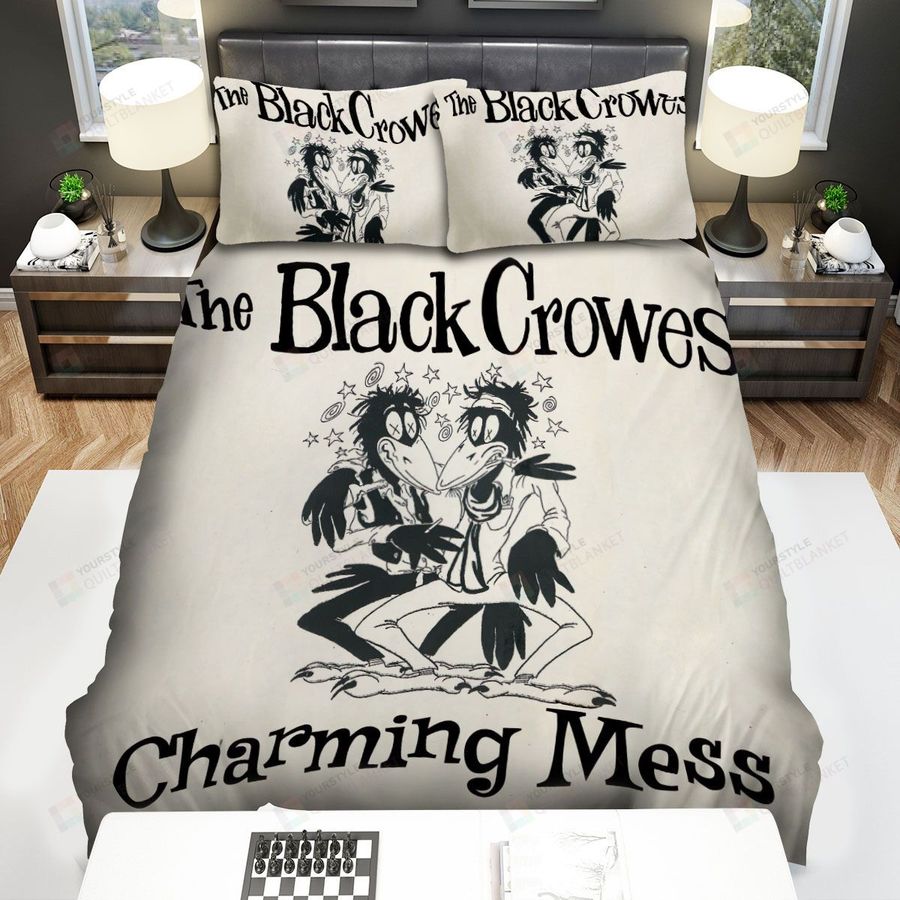 The Black Crowes Band Charming Mess Album Cover Bed Sheets Spread Comforter Duvet Cover Bedding Sets