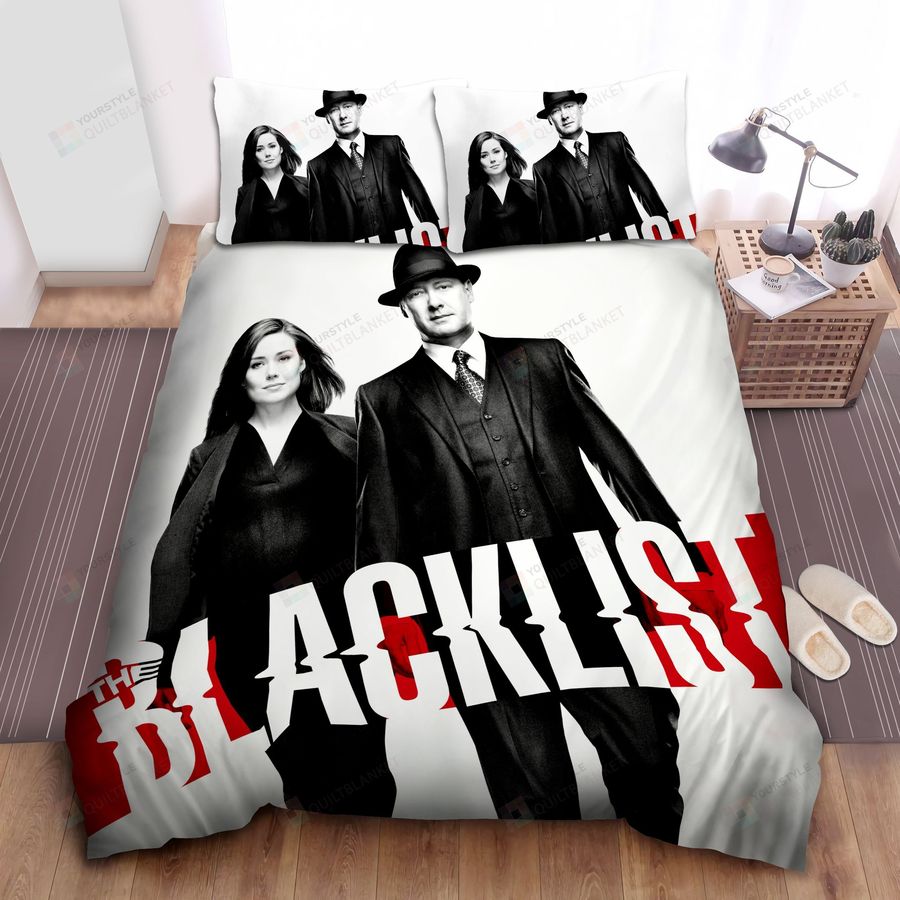The Blacklist Liz And Red Black & White Photograph Bed Sheets Spread Comforter Duvet Cover Bedding Sets