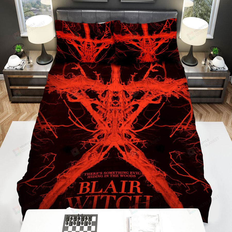 The Blair Witch Project (1999) Movie Poster Artwork Bed Sheets Spread Comforter Duvet Cover Bedding Sets