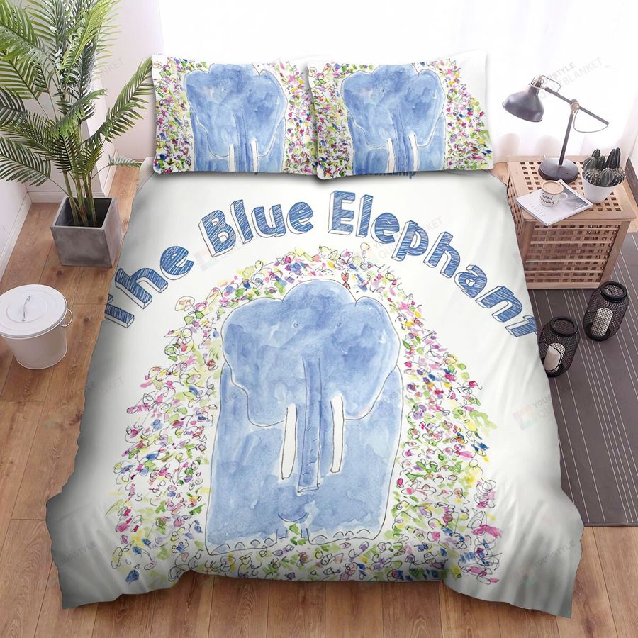The Blue Elephant A Story Of Grief Loss And Friendship Bed Sheets Spread Comforter Duvet Cover Bedding Sets