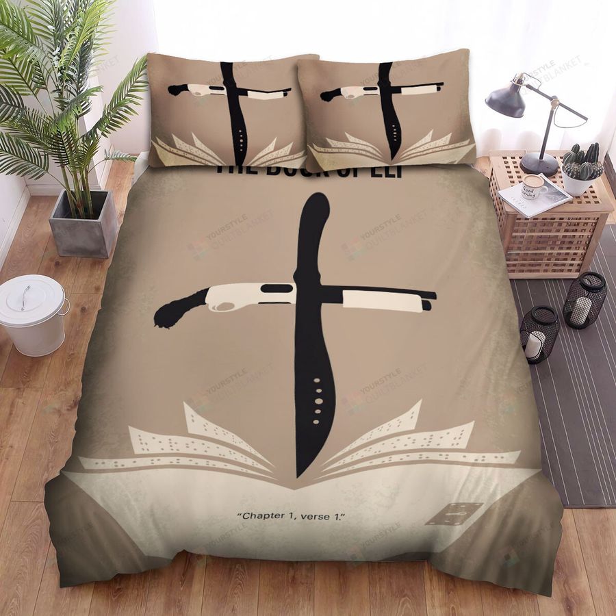 The Book Of Eli (2010) Movie The Knifes Art Bed Sheets Spread Comforter Duvet Cover Bedding Sets