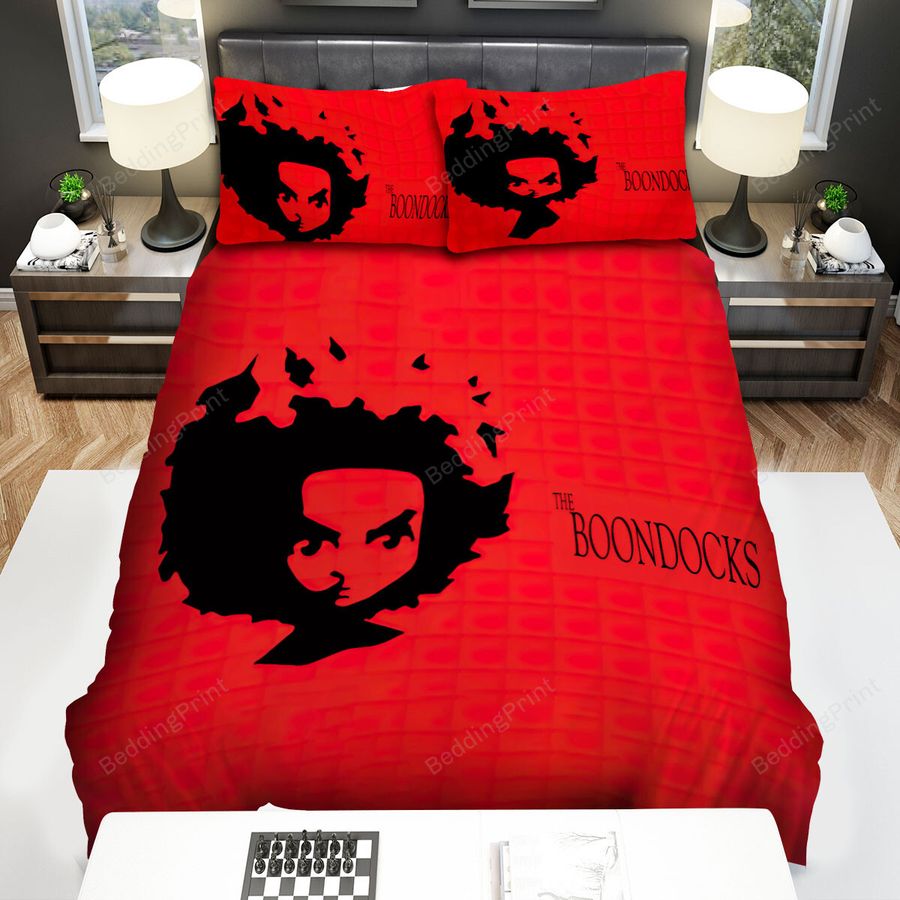 The Boondocks (2005–2014) Movie Red Paper Bed Sheets Spread Comforter Duvet Cover Bedding Sets