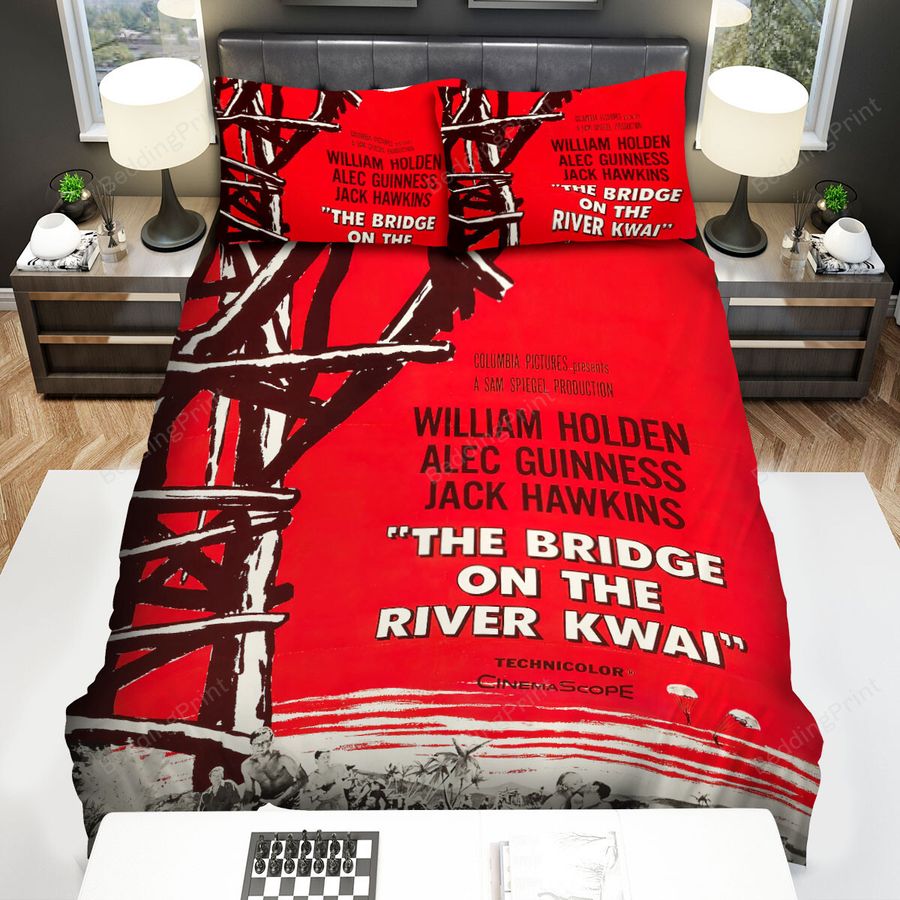 The Bridge On The River Kwai (1957) Movie Destined To Become A Classic Bed Sheets Spread Comforter Duvet Cover Bedding Sets