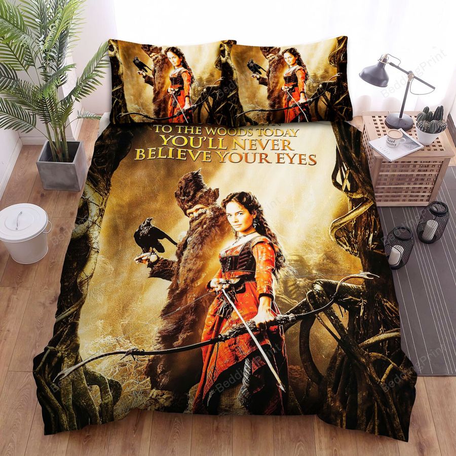 The Brothers Grimm (2005) Movie If You Go Down You Never Believes Yours Eyes Bed Sheets Spread Comforter Duvet Cover Bedding Sets