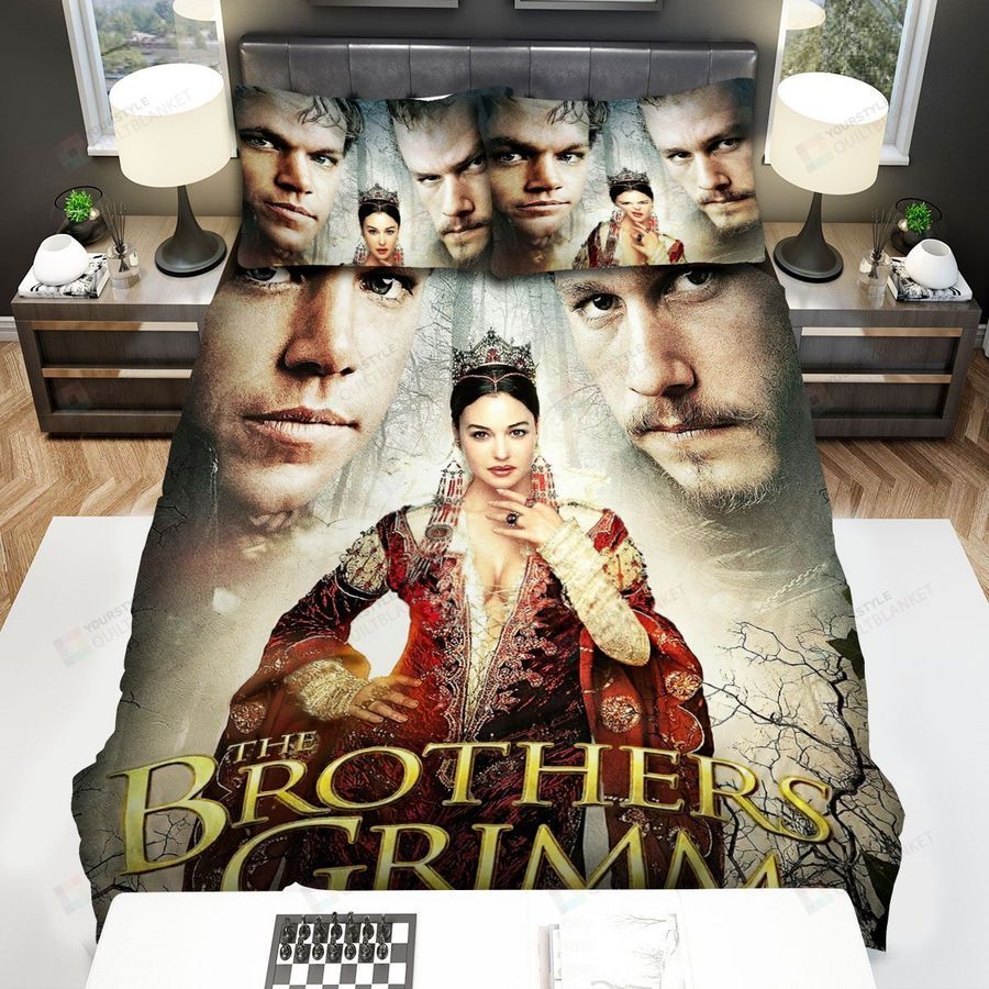 The Brothers Grimm (2005) Poster Movie Poster Bed Sheets Spread Comforter Duvet Cover Bedding Ver 1