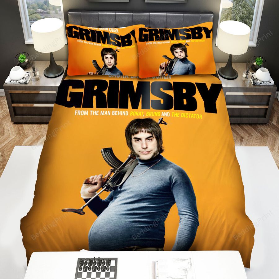 The Brothers Grimsby (2016) Movie Poster Fanart 2 Bed Sheets Spread Comforter Duvet Cover Bedding Sets