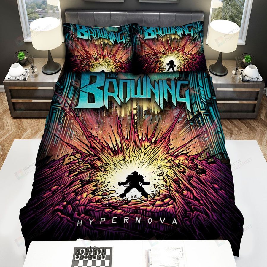 The Browning Music Band Hypernova Album Cover Bed Sheets Spread Comforter Duvet Cover Bedding Sets