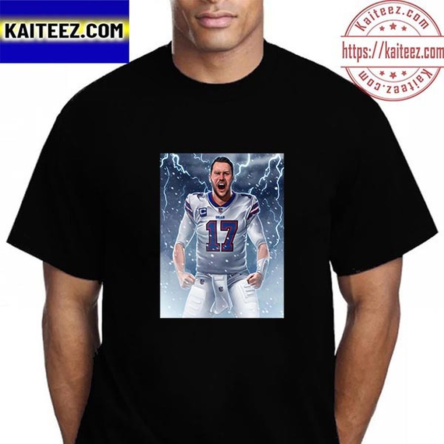 The Buffalo Bills Josh Allen Ice Cold Stay Atop The AFC Vintage T Shirt