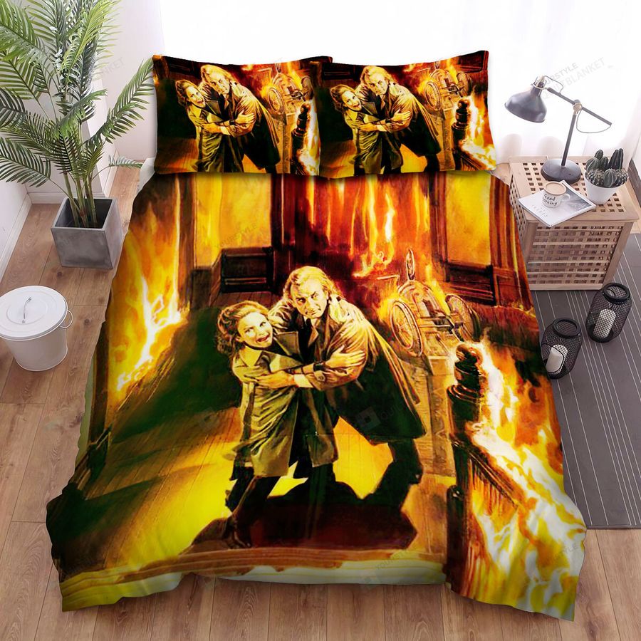 The Changeling (1980) Fire Movie Poster Bed Sheets Spread Comforter Duvet Cover Bedding Sets