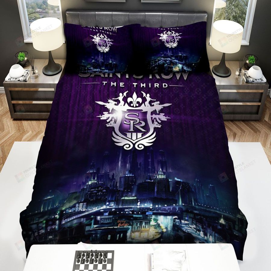 The City In Saints Row The Third Bed Sheets Spread Duvet Cover Bedding Sets