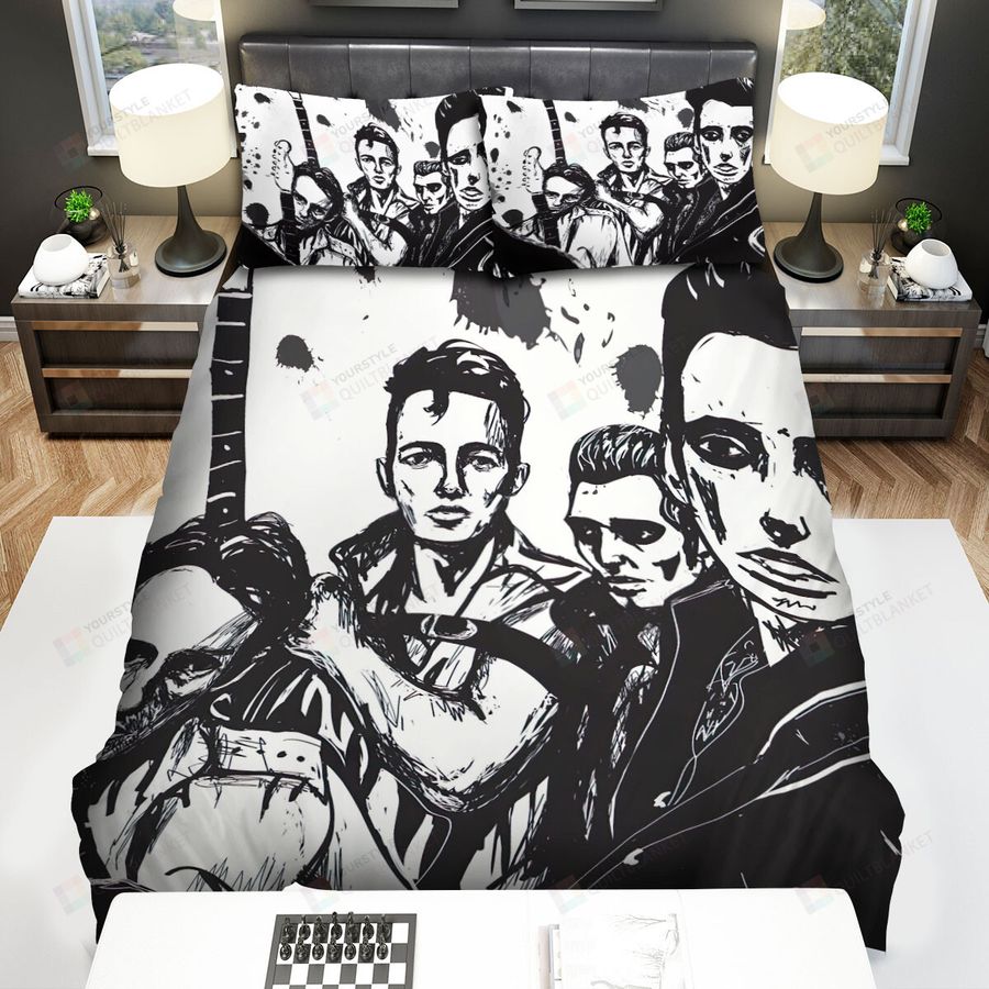 The Clash Band Art Bed Sheets Spread Comforter Duvet Cover Bedding Sets
