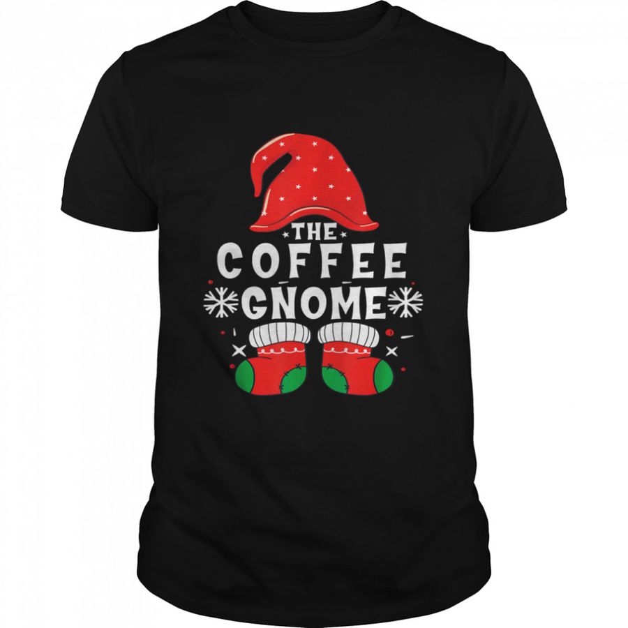 The Coffee Gnome Funny Christmas Family matching pajamas T-Shirt