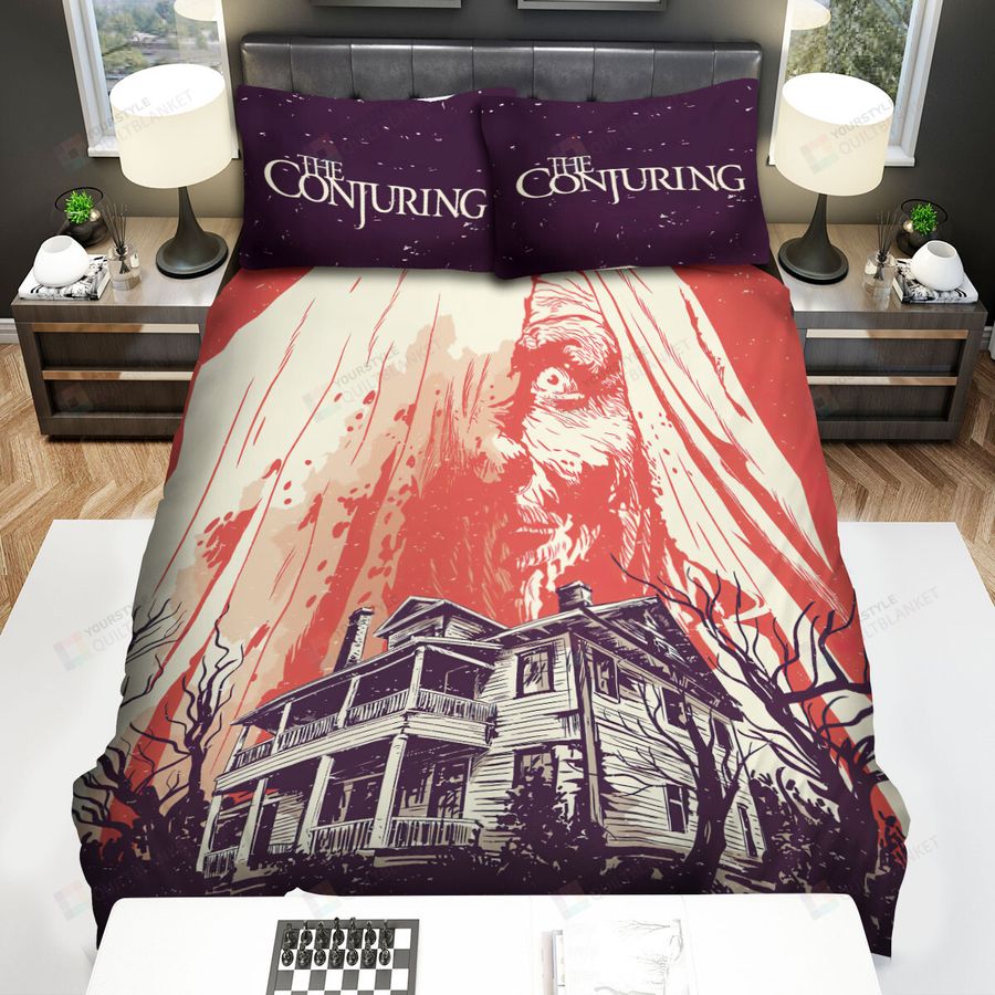 The Conjuring (I) Movie Art Bed Sheets Spread Comforter Duvet Cover Bedding Sets Ver 5