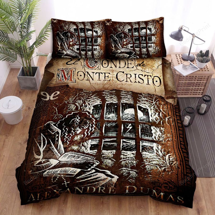 The Count Of Monte Cristo (2002) Movie Book Cover 2 Bed Sheets Spread Comforter Duvet Cover Bedding Sets