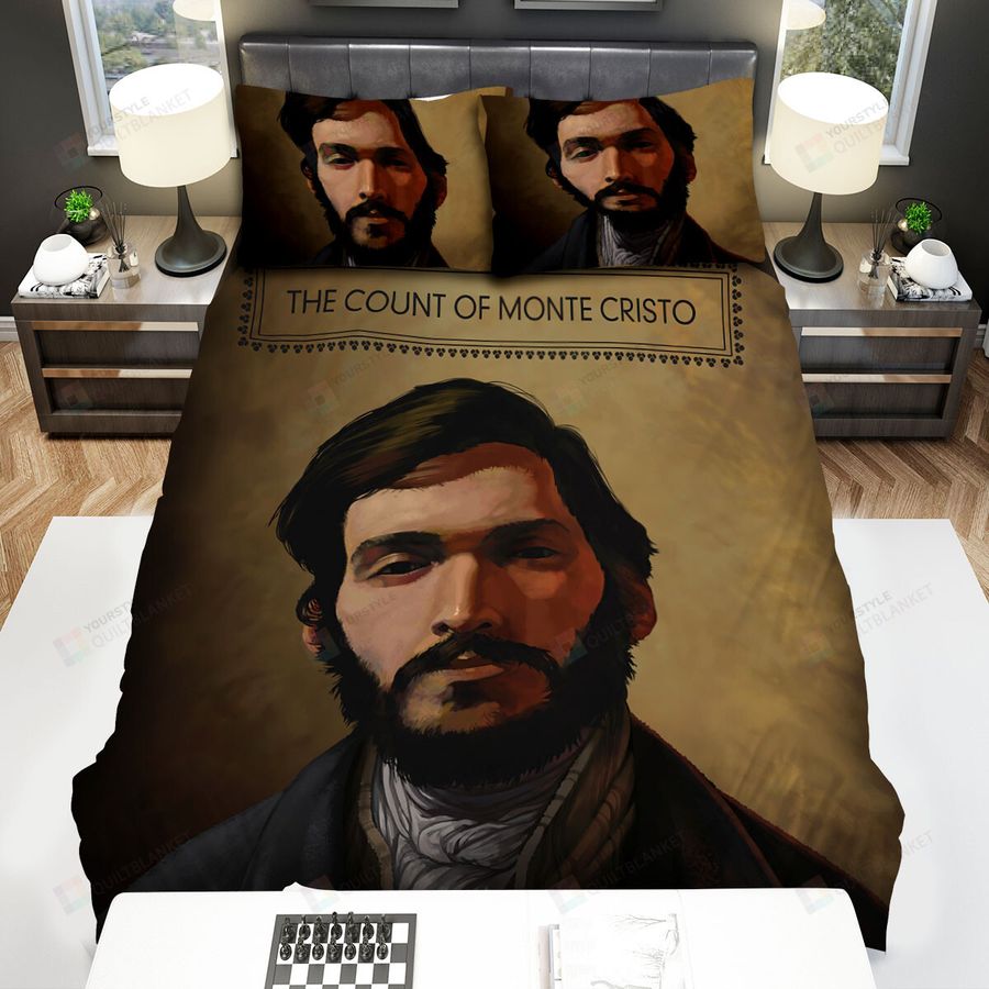 The Count Of Monte Cristo (2002) Movie Portrait Painting Bed Sheets Spread Comforter Duvet Cover Bedding Sets