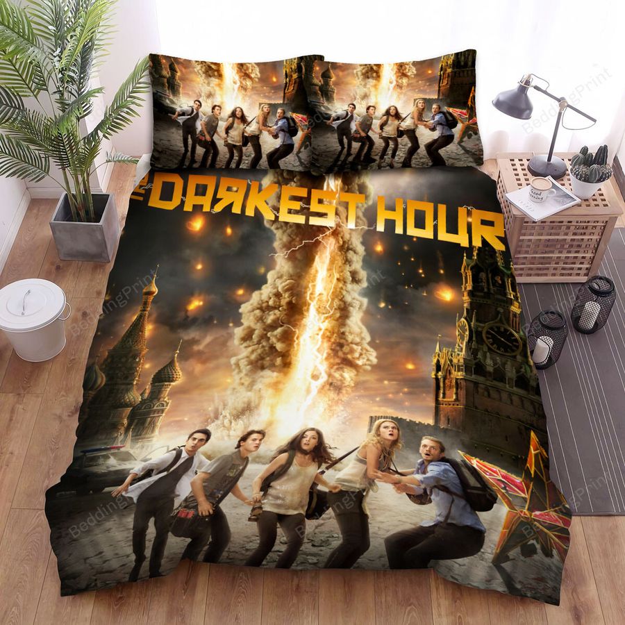 The Darkest Hour (2011) Movie Poster Bed Sheets Spread Comforter Duvet Cover Bedding Sets